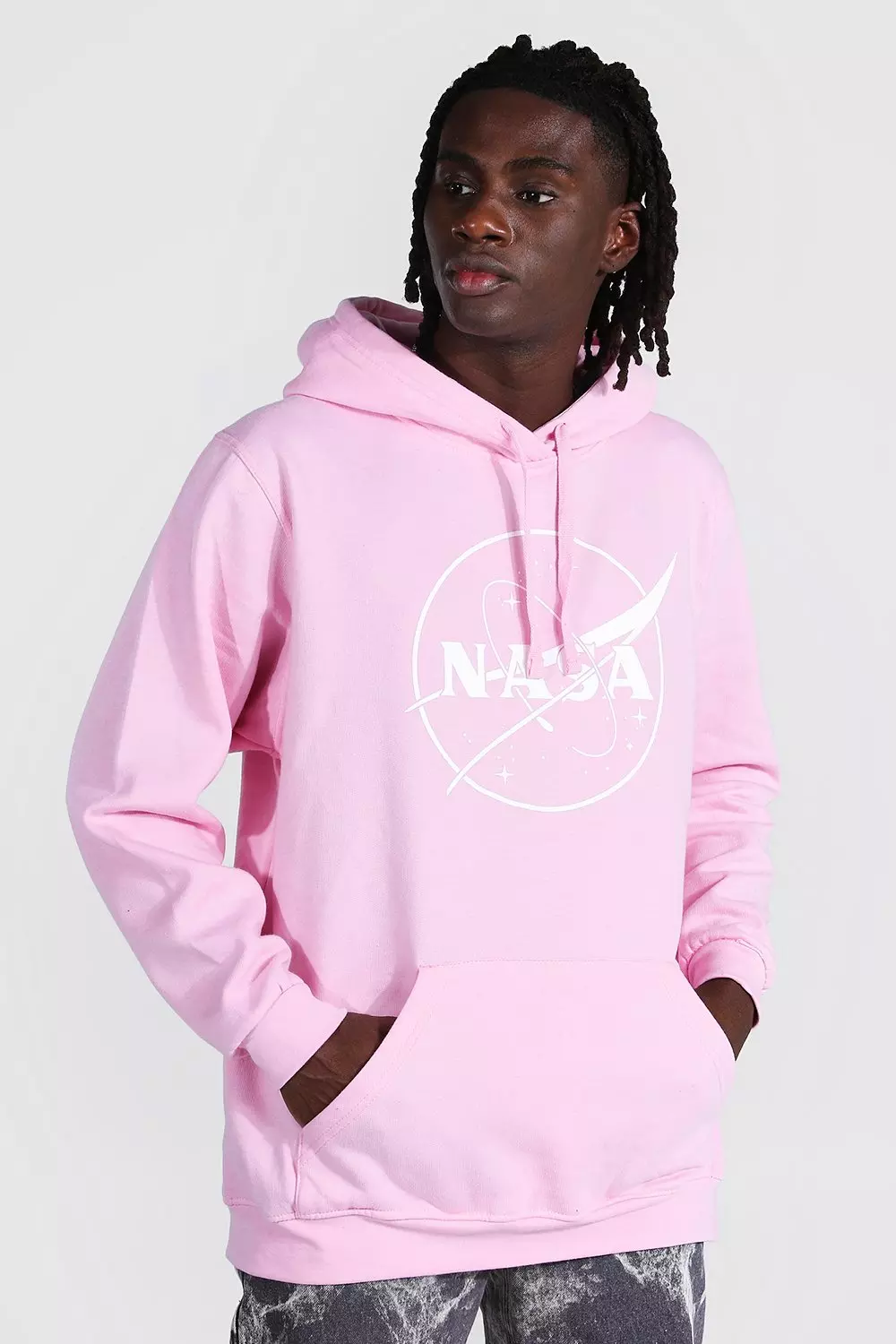 Pink nasa hoodie online mens